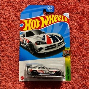 Silver Dodge Viper SRT10 ACR Toy Car